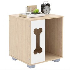 Dog Bed Side Table, Wooden Dog