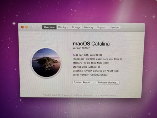 Apple imac late - imac, 27"