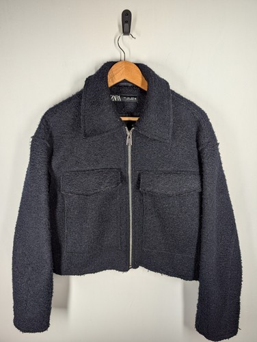 Zara cropped textured boucle - cropped,