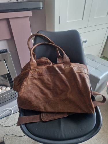 Leather bag - m&s,