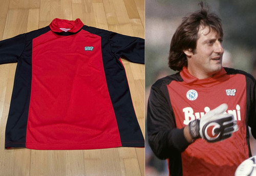Napoli goalkeeper shirt 1986 - napoli,