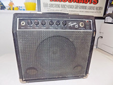 Fender Squier 15 Guitar Amplifier Amp Black FAULTY Sold as SPARES/PARTS
