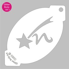 Fairy Wand Face Paint Stencil