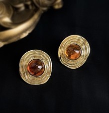 14ct gold plated amber - 14ct, style