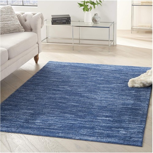 Versatile navy blue area rug - versatile,