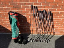 Wilson Blue Ridge Golf Set 12 Clubs, Taylor made putter, bag, head covers! 