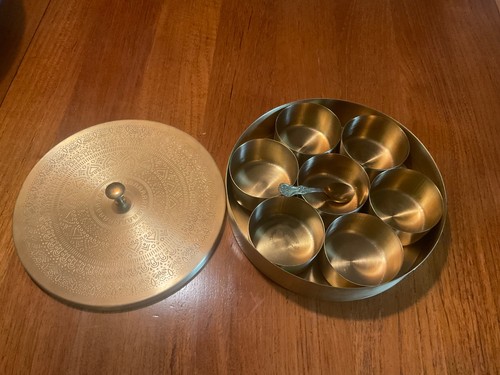 Masala dabba indian brass - dabba,