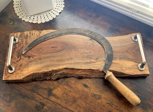 Vintage hand sickle scythe - vintage,