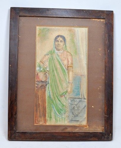 Vintage hand colored black - colored,