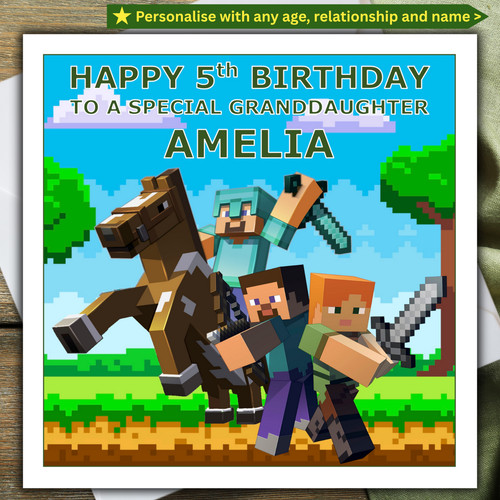 Personalised minecraft - personalised,