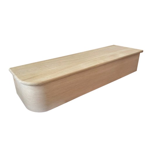 Solid oak left - hand, bullnose