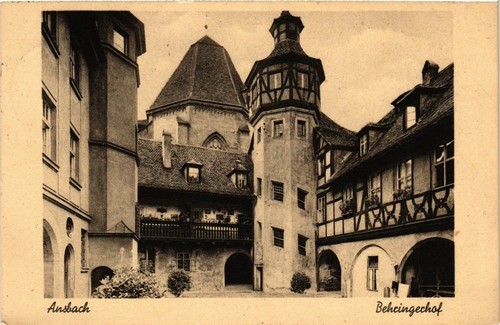 Cpa ansbach behringer hof - ansbach-behringer,