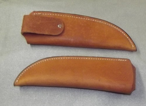 Custom leather fold over - over, knife