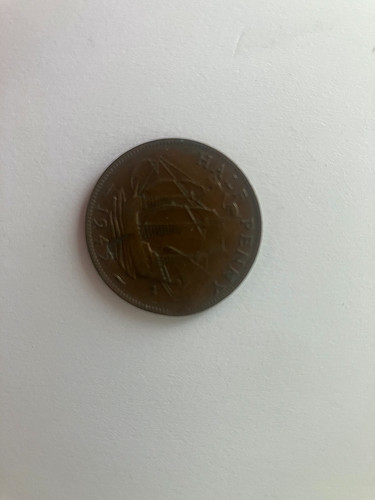 Halfpenny coin 1949 - coin,