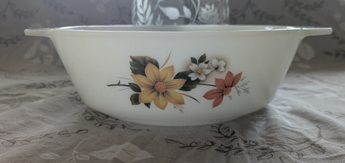 Pyrex autumn glory floral - pyrex,
