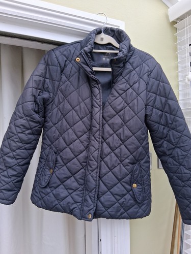 Ladies quilted black jacket - quilted,