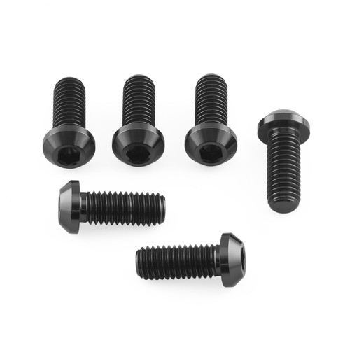 Titanium disc bolts black - disc,