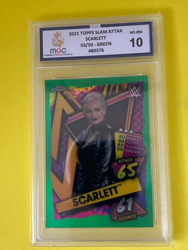 Scarlett topps wwe slam - scarlett,