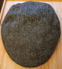 Moon Tweed Authentic Yorkshire Tweed  Size 7-71/8 Medium Grey Fleck VGC