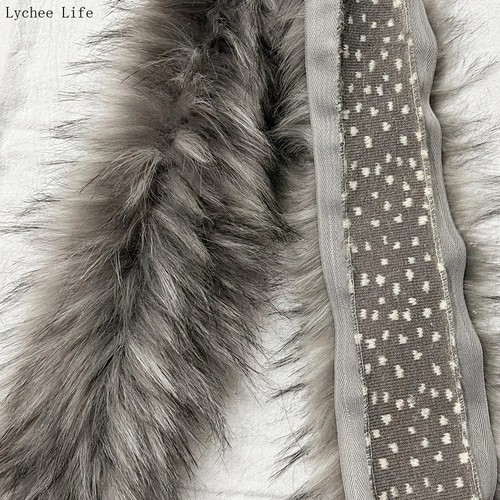 Faux raccoon fur trim - 1m,