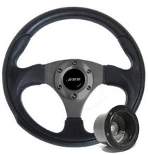 320mm Black Moulded Steering