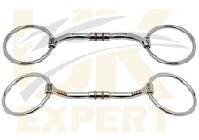 Loose Ring Myler Comfort Barrel Snaffle Horse Bits Design With Copper Rollers