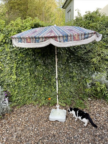 Vintage garden parasol - vintage,
