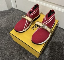 Fendi - Cloth Trainers Red UK