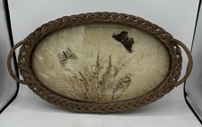 Serving Tray Wicker Rattan