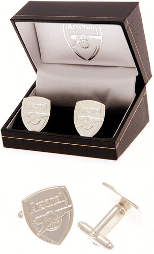Arsenal silver plated crest - silver,