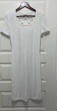Joseph Ribkoff White Robe Dress Short Sleeve UK Size 10
