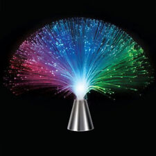 LED Multi Colour Changing Fibre Optic Fountain Night Home Light Lamp Gift