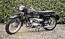 A4 Photo Motorbike velocette