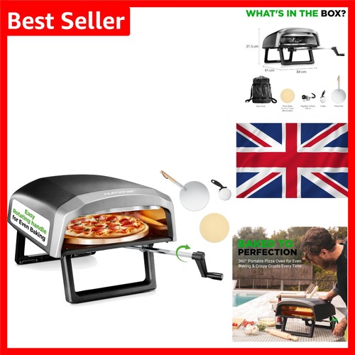 Gas pizza oven 30cm - gas, portable