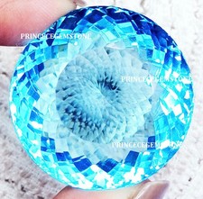 Round Shape Blue Aquamarine