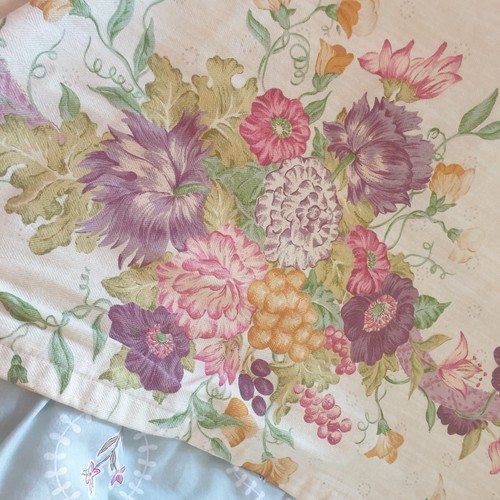 Vtg 80s bedspread cover dbl - vtg,