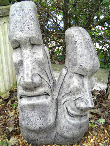 Easter island heads - island, on