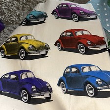 VINTAGE FABRIC VOLKSWAGEN 2016 DESIGN HEAVY FABRIC