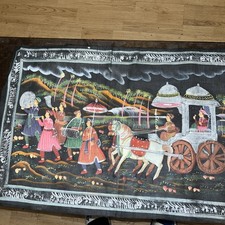 Silk Painting Indian Vintage