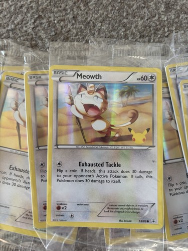 Meowth pokemon tcg - meowth, 53/83