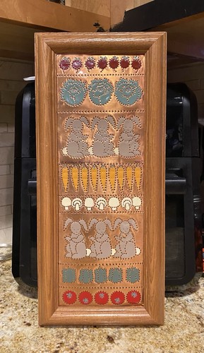 Vintage handmade painted - handmade, &
