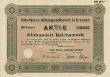 Hille Werke 1937 Dresden