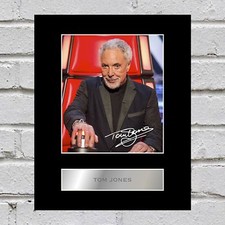 Tom Jones Signed Mounted Photo