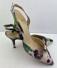 Lotus Hallmark Womens Floral High Stiletto Heel Event Shoes Slingback Strap UK 4
