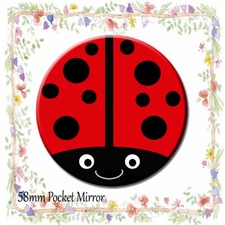 Pocket Mirror Ladybird Bug Bag