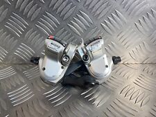 Shimano XT Deore M760 Shifters 9 X 3 27 Speed Set Pair Silver XTR Retro Silver