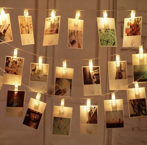 Peg clamp photo clip string - photo,