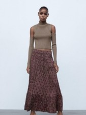 Zara Crinkle Pleated Tiered