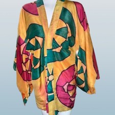 ANTIQUE 1930s Japanese Silk