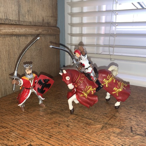 Papo medieval horse red - papo,